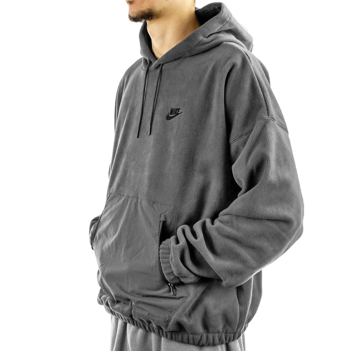 Nike Club+ Polar Fleece Hoodie FB8388-068 - grau