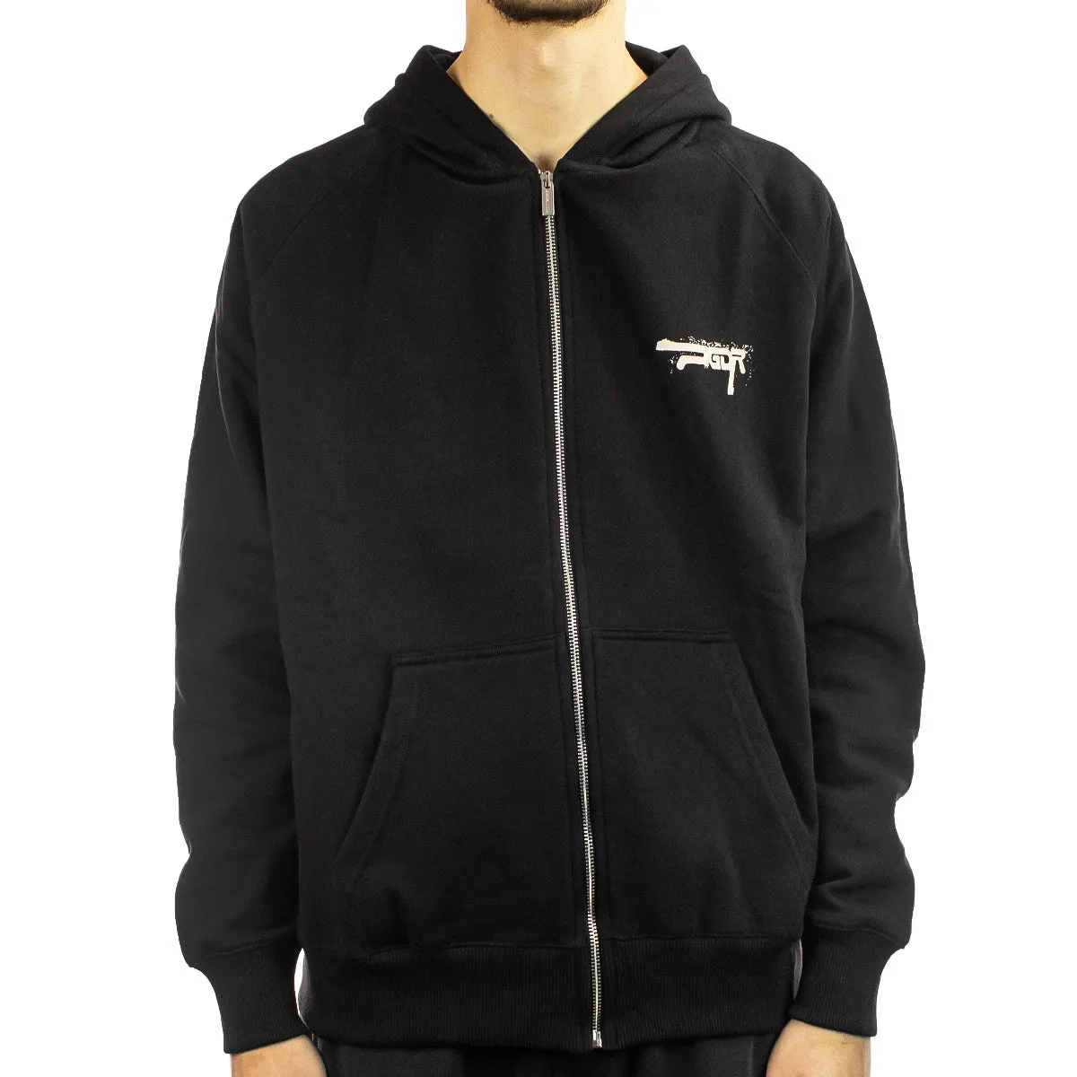 Pegador Condor Raglan Sweat Zip Hoodie 60221694 - schwarz-creme